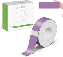 Load image into Gallery viewer, Nelko Genuine P21 Label Maker Tape, Adapted Label Print Paper, 14x40mm (0.55"x1.57"), Multipurpose of P21 Label Maker, 180 Tapes/Roll, 1 Roll, Dark Purple