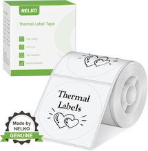 Load image into Gallery viewer, Nelko PM220 Label Maker, 1.18'' x 1.18'' (30x30mm) Thermal Sticker Label, Waterproof, Multi-Purpose Label Tape, 1 Roll of 200 Self-Adhesive Thermal Paper (White)