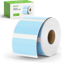 Lade das Bild in den Galerie-Viewer, NELKO 2 Zoll rosa Kreis-Thermoaufkleber-Etiketten 750 Etiketten/Rolle