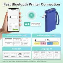 Load image into Gallery viewer, Nelko P21 Portable Bluetooth Label Printer,Blue