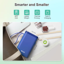 Load image into Gallery viewer, Nelko P21 Portable Bluetooth Label Printer,Blue