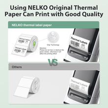 Load image into Gallery viewer, Nelko PM220 Label Maker, 1.57'' x 1.18'' (40x30mm) Thermal Sticker Label,, 3 Rolls of 230 Self-Adhesive Thermal Paper (White)