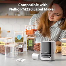 Load image into Gallery viewer, Nelko PM220 Label Maker, 1.57'' x 1.18'' (40x30mm) Thermal Sticker Label,, 3 Rolls of 230 Self-Adhesive Thermal Paper (White)