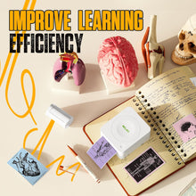 Load image into Gallery viewer, Nelko Genuine Self-Adhesive Thermal Printer Stickers, Compatible with PM230 Mini Sticker Printer, Black on White, 54mmx3.5m Mini Sticker Printer Paper, 3 Rolls, Yellow/Pink/Purple