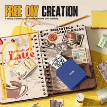 Load image into Gallery viewer, Nelko PM230 Bluetooth Sticker Printer – Portable Mini Sticker Maker with 3 Rolls Paper, Compatible with Phone & Tablet, Multiple Templates, Blue