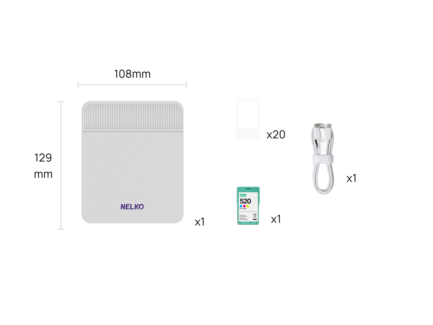 NELKO PP03 Bluetooth Photo Printer