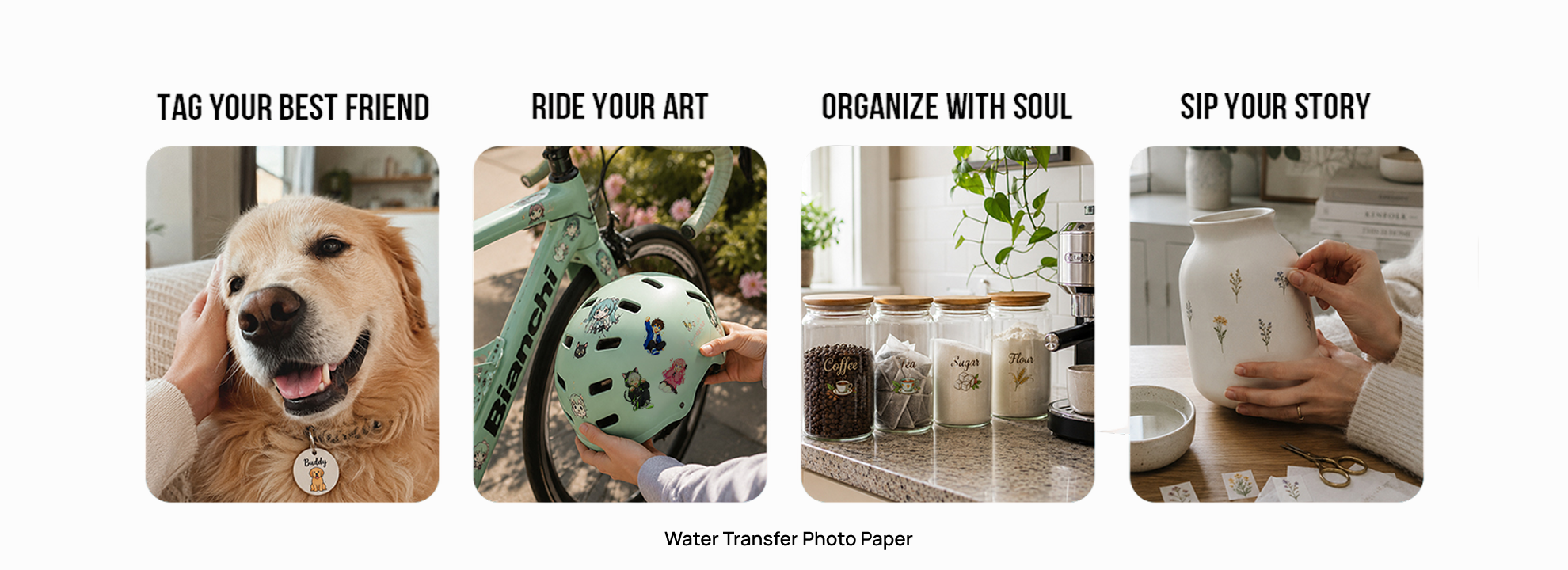 NELKO 2"×3" Water Transfer Photo Paper for FLOW