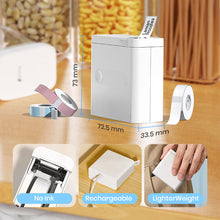 Load image into Gallery viewer, NELKO D12 Mini Thermal Label Printer,White