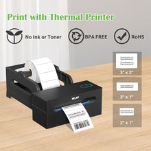 Load image into Gallery viewer, Nelko Genuine 3" x 2" Direct Thermal Label, 1000 Labels (Commercial Grade)