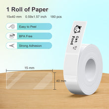 Load image into Gallery viewer, NELKO P21 Adapted Label Print Paper,14x40mm (0.55"x1.57"),180 Labels/Roll