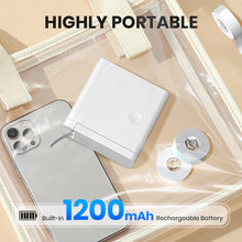 Load image into Gallery viewer, NELKO D12 Mini Thermal Label Printer,White