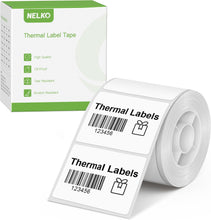 Load image into Gallery viewer, Nelko Labels for PM220, 1.57'' x 1.18'' (40x30mm) Thermal Sticker Label, 1 Roll of 230 Self-Adhesive Thermal Paper (White)
