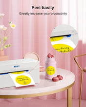 Load image into Gallery viewer, Nelko 2 Inch Yellow Circle Thermal Stickers Labels 750 Labels/Roll