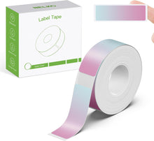 Load image into Gallery viewer, Nelko Genuine P21 Label Maker Tape, Adapted Label Print Paper, 14x40mm (0.55"x1.57"),  Multipurpose of P21 Label Maker, 180 Tapes/Roll, 1 Roll, Light Purple