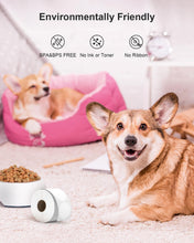 Load image into Gallery viewer, Nelko 2 Inch White Circle Thermal Stickers Labels 750 Labels/Roll