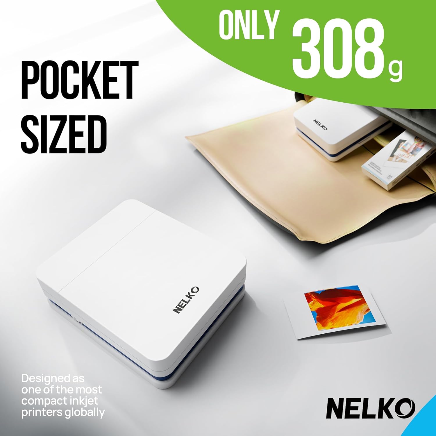 NELKO PP01 Mini Bluetooth Photo Printer