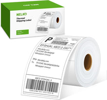 Load image into Gallery viewer, Nelko Genuine 4x6 Direct Thermal Shipping Label for PL70E Printer 220 Labels/1 Roll, Commercial Grade