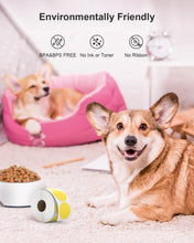 Load image into Gallery viewer, Nelko 2 Inch Yellow Circle Thermal Stickers Labels 750 Labels/Roll