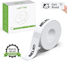 Load image into Gallery viewer, Nelko P21 Label Maker Tape, 15x40mm (0.59"x1.57") Self-Adhesive Label Compatible with P21 Label Maker for Home/Office/School, 180 Labels/Roll, White