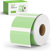 Lade das Bild in den Galerie-Viewer, NELKO 2 Zoll rosa Kreis-Thermoaufkleber-Etiketten 750 Etiketten/Rolle 