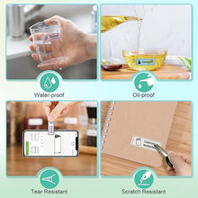 Load image into Gallery viewer, NELKO Genuine P21 Label Maker Tape, Adapted Label Print Paper, 14x40mm (0.55"x1.57"), Gradient Pink Blue Green Standard Laminated Labeling Replacement, Multipurpose of P21, 180 Tapes/Roll, 3-Roll, Pattern with Border 2.0