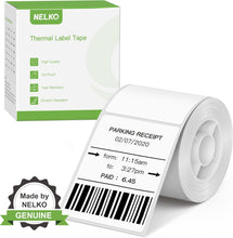 Load image into Gallery viewer, Nelko PM220 Label Maker, 1.57'' x 2.36'' (40x60mm) Thermal Sticker Label, Waterproof, Multi-Purpose Label Tape, 1 Roll of 130 Self-Adhesive Thermal Paper (White)