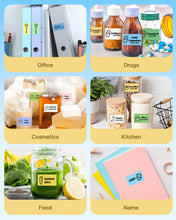 Load image into Gallery viewer, NELKO P110 Portable Bluetooth Label Makers，with 1 Roll Label, Black