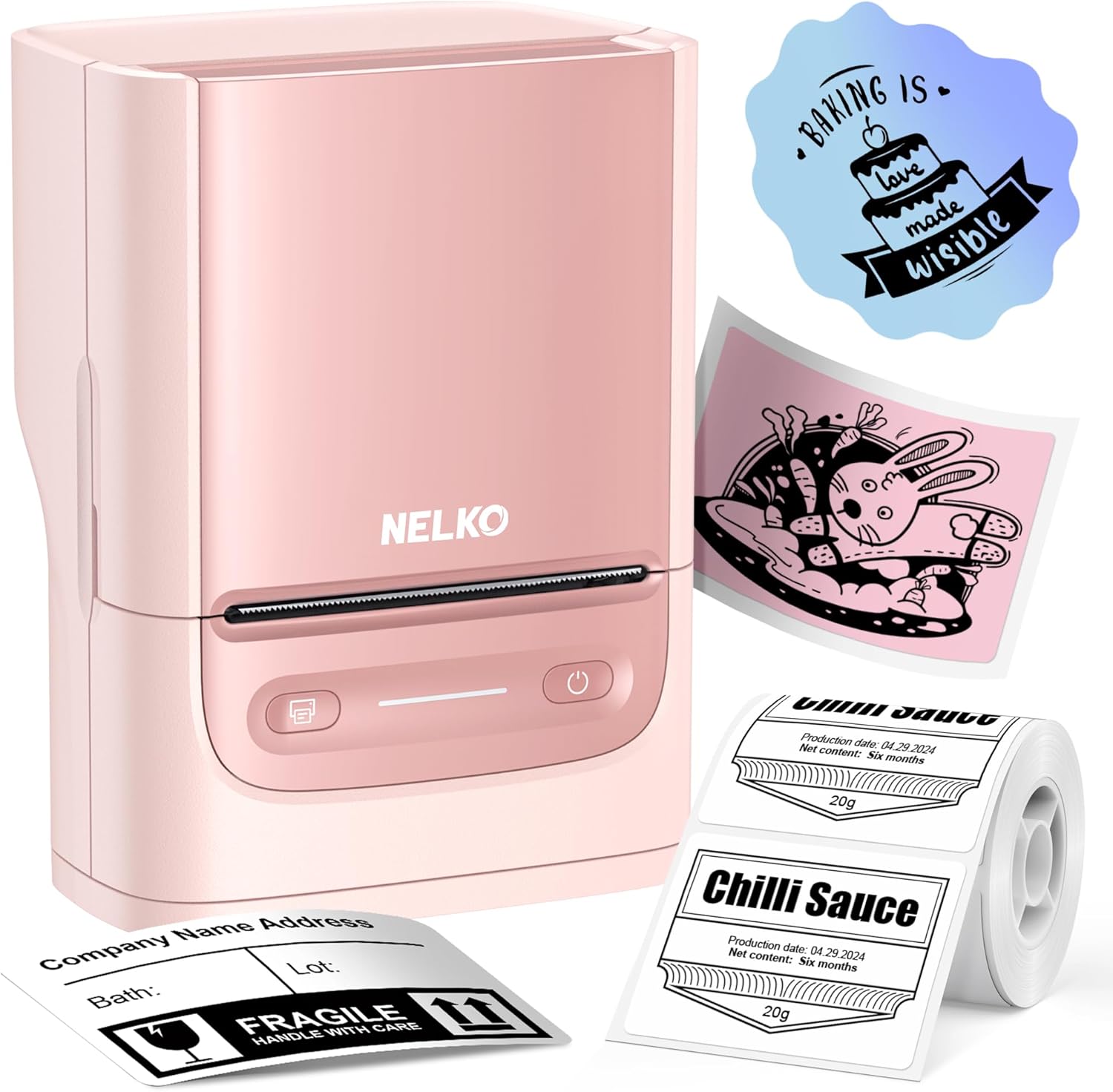 NELKO PM220 Bluetooth Label Printer