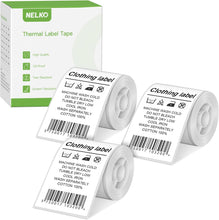 Load image into Gallery viewer, Nelko Labels for PM220, 2'' x 3.15'' (50x80mm) Thermal Sticker Label, 100 Labels/Roll, 3 Roll (White)