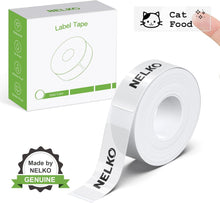 Load image into Gallery viewer, Nelko Genuine P21 Label Maker Tape, Adapted Label Print Paper, 14x40mm (0.55"x1.57")Multipurpose of Home, Office, 180 Labels/Roll, Transparent