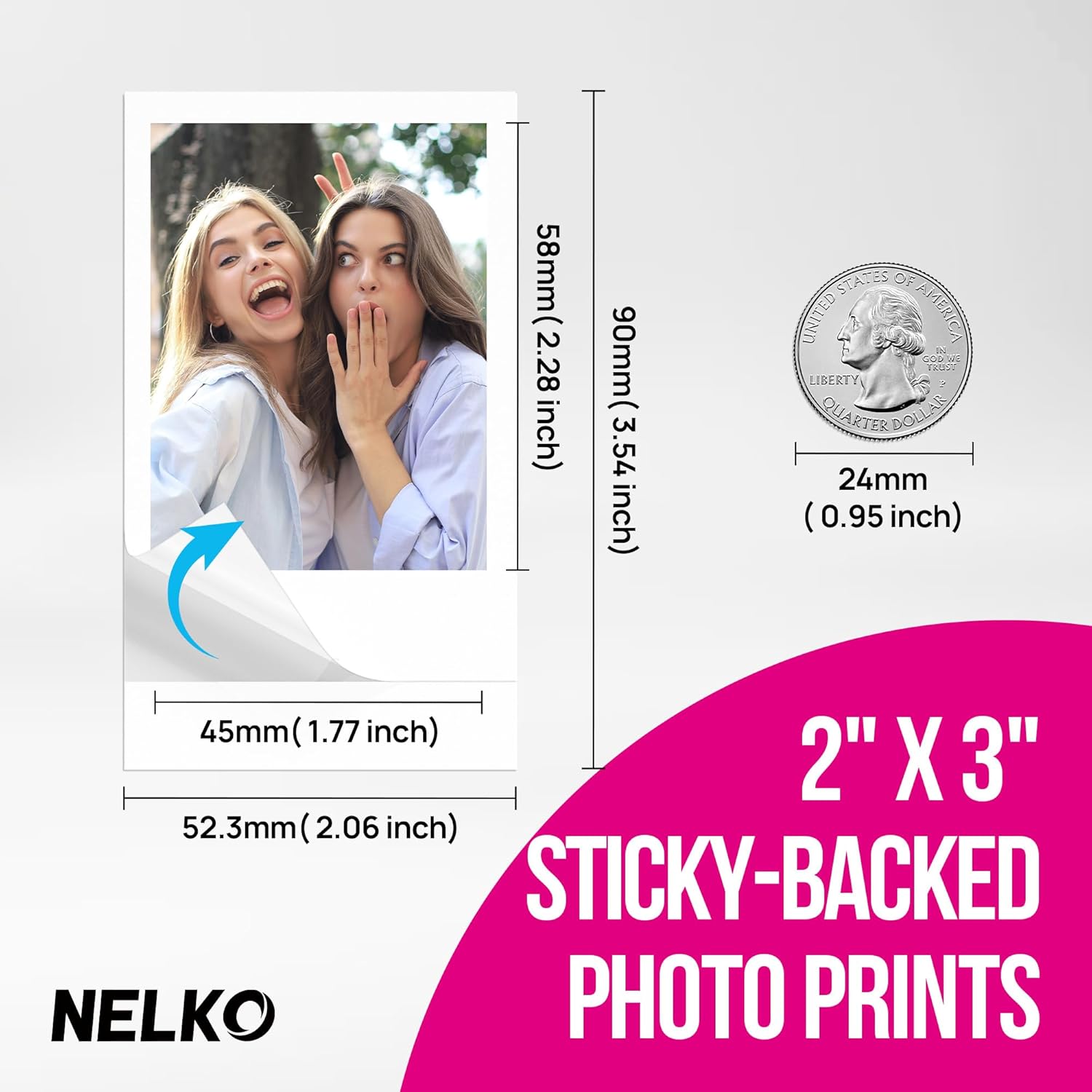 NELKO PP01 Mini Bluetooth Photo Printer