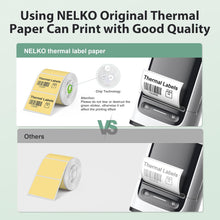 Load image into Gallery viewer, Nelko Labels for PM220, 1.57'' x 1.18'' (40x30mm) Thermal Sticker Label, 1 Roll of 230 Self-Adhesive Thermal Paper (Yellow)