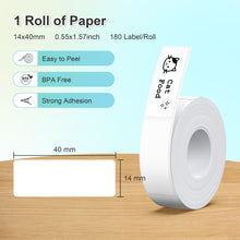 Load image into Gallery viewer, NELKO P21 Adapted Label Print Paper,14x40mm (0.55"x1.57"),180 Labels/Roll