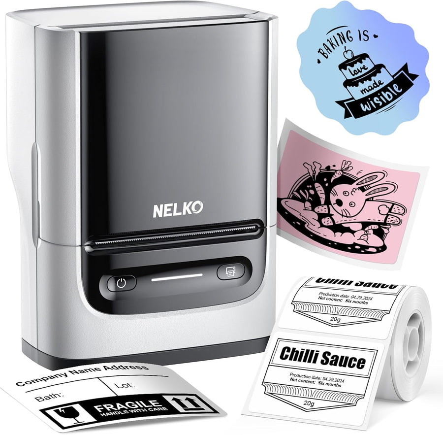NELKO PM220 Bluetooth Label Printer