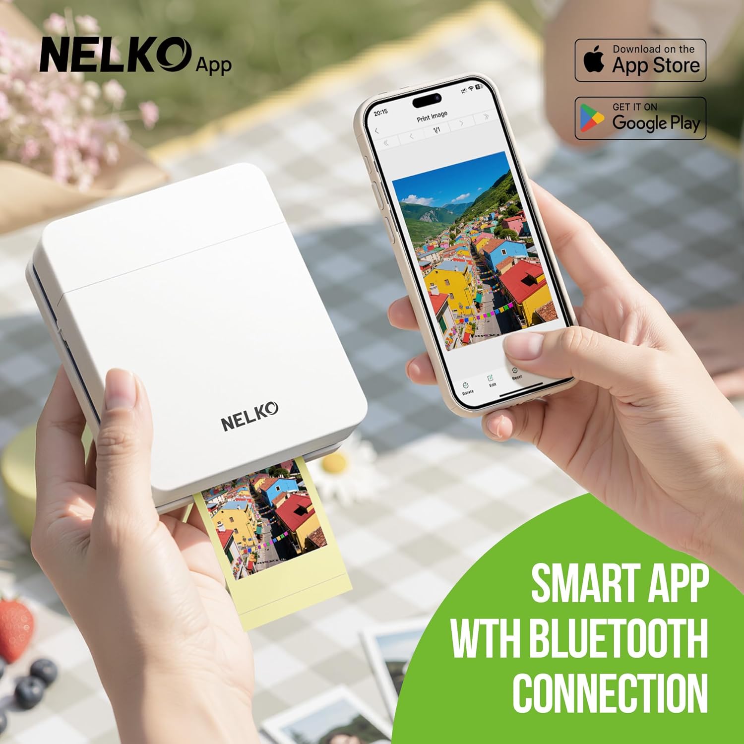 NELKO PP01 Mini Bluetooth Photo Printer