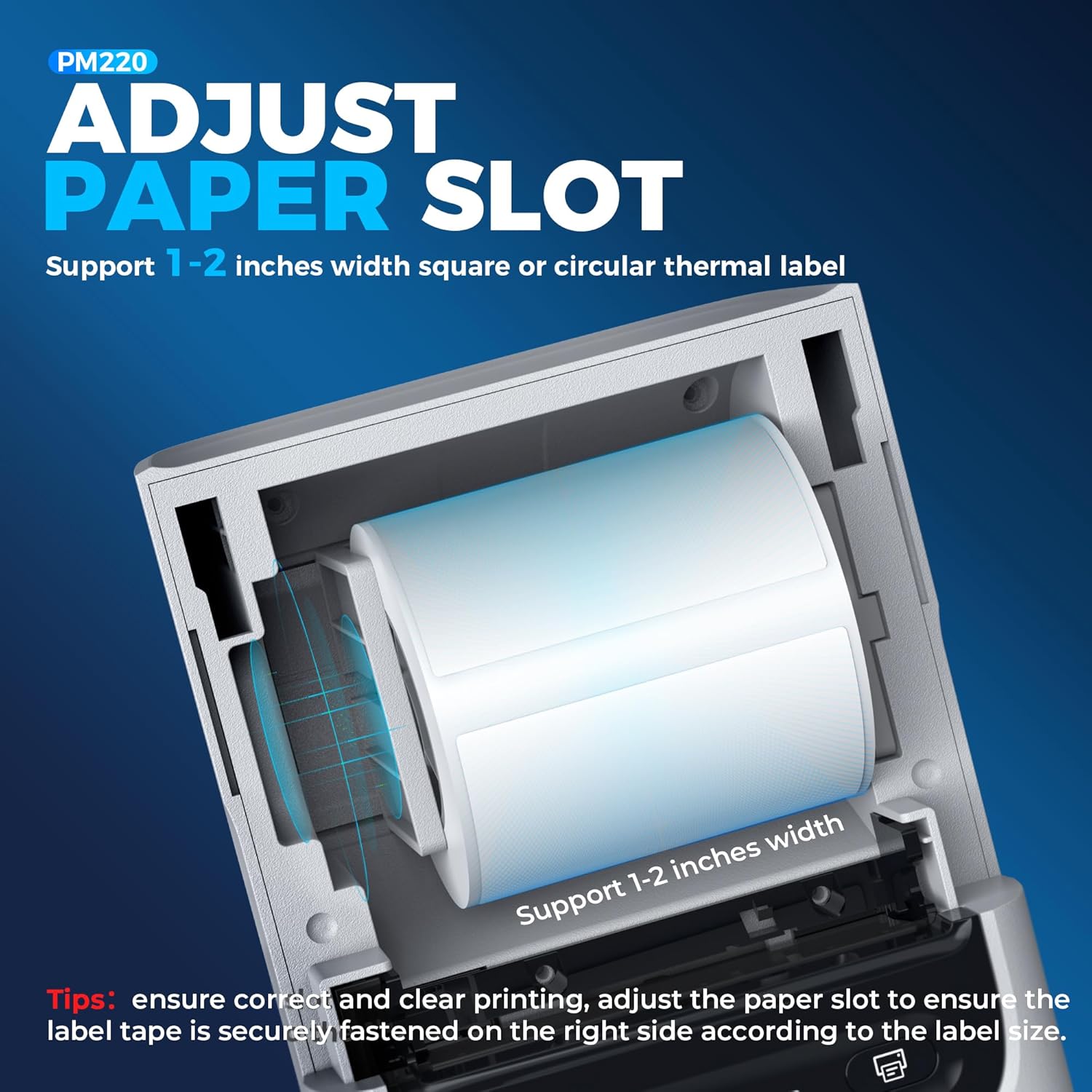 NELKO PM220 Bluetooth Label Printer