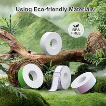 Load image into Gallery viewer, NELKO Genuine P21 Label Maker Tape, Adapted Label Print Paper, 14x40mm (0.55"x1.57"), Standard Laminated Labeling Replacement, Multipurpose of P21, 180 Tapes/Roll, 3-Roll, Cute Theme Tape
