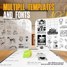 Load image into Gallery viewer, Nelko PM230 Bluetooth Sticker Printer – Portable Mini Sticker Maker with 3 Rolls Paper, Compatible with Phone &amp; Tablet, Multiple Templates, Blue