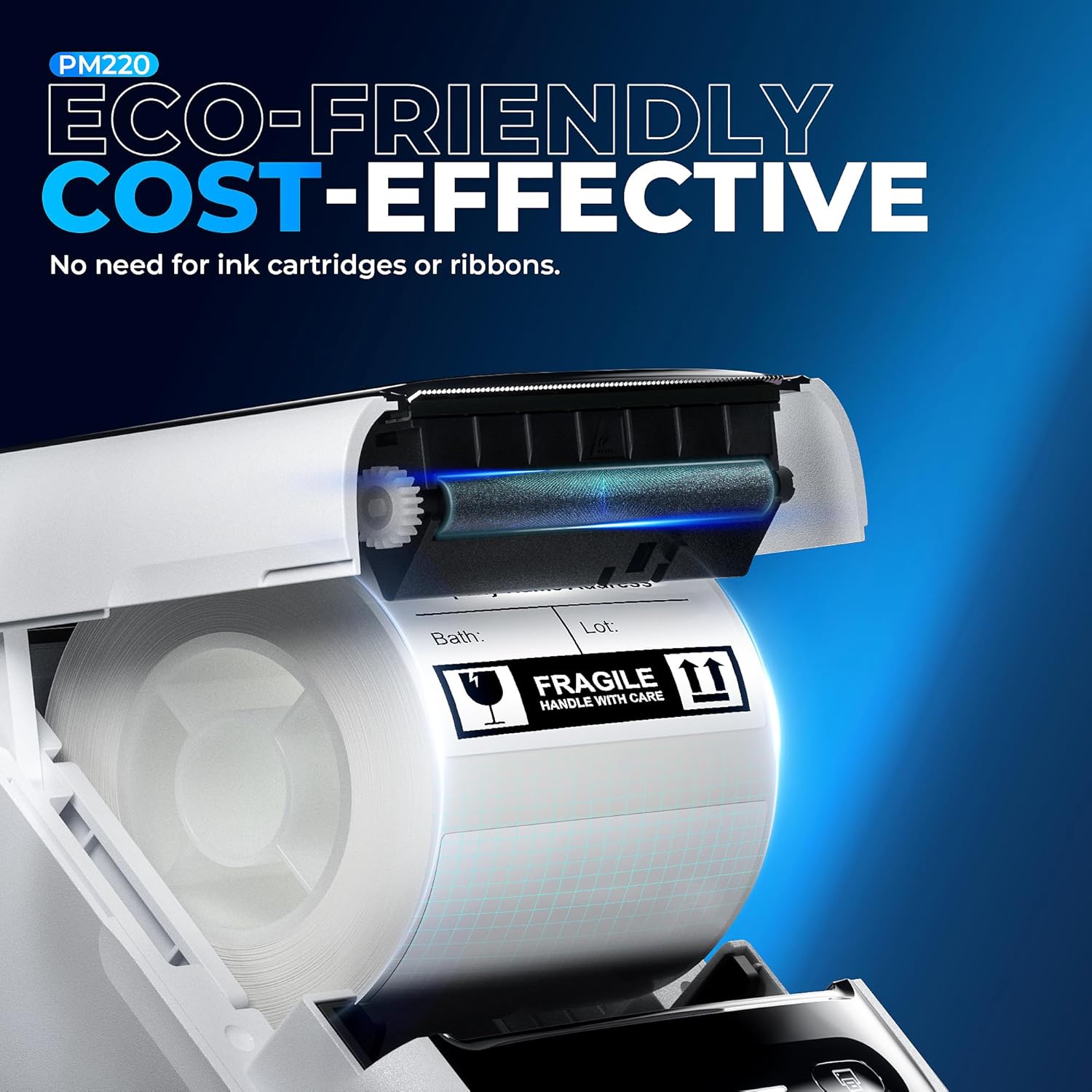 NELKO PM220 Bluetooth Label Printer