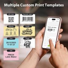 Load image into Gallery viewer, Nelko Labels for PM220, 2 inch (50mm) Round Thermal Label, 1 Roll of 150 Self-Adhesive Thermal Paper (White)