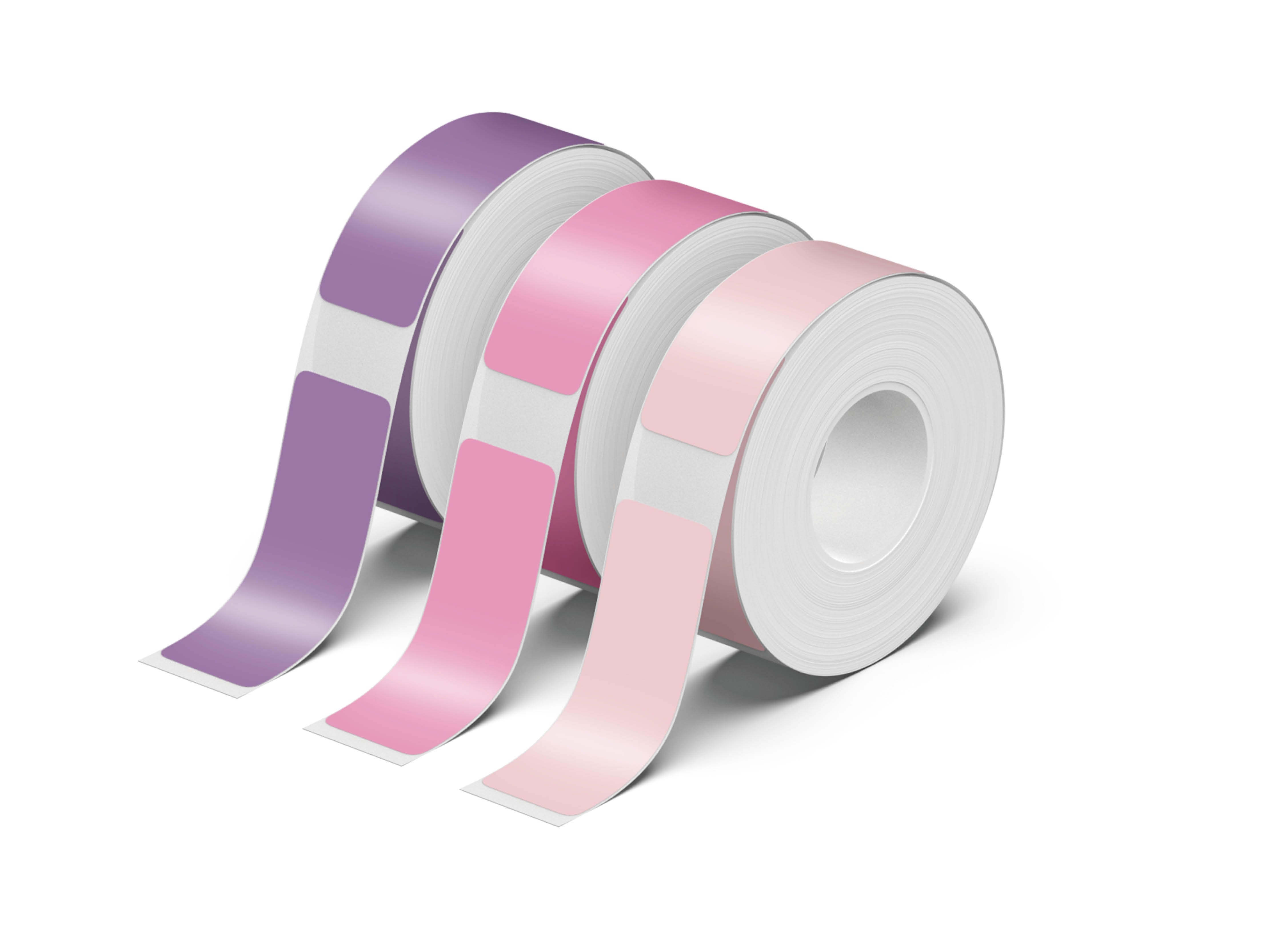 NELKO P21 Angepasstes Etikettendruckpapier, 14 x 40 mm (0,55 x 1,57 Zoll), 180 Bänder/Rolle, 3 Rollen 
