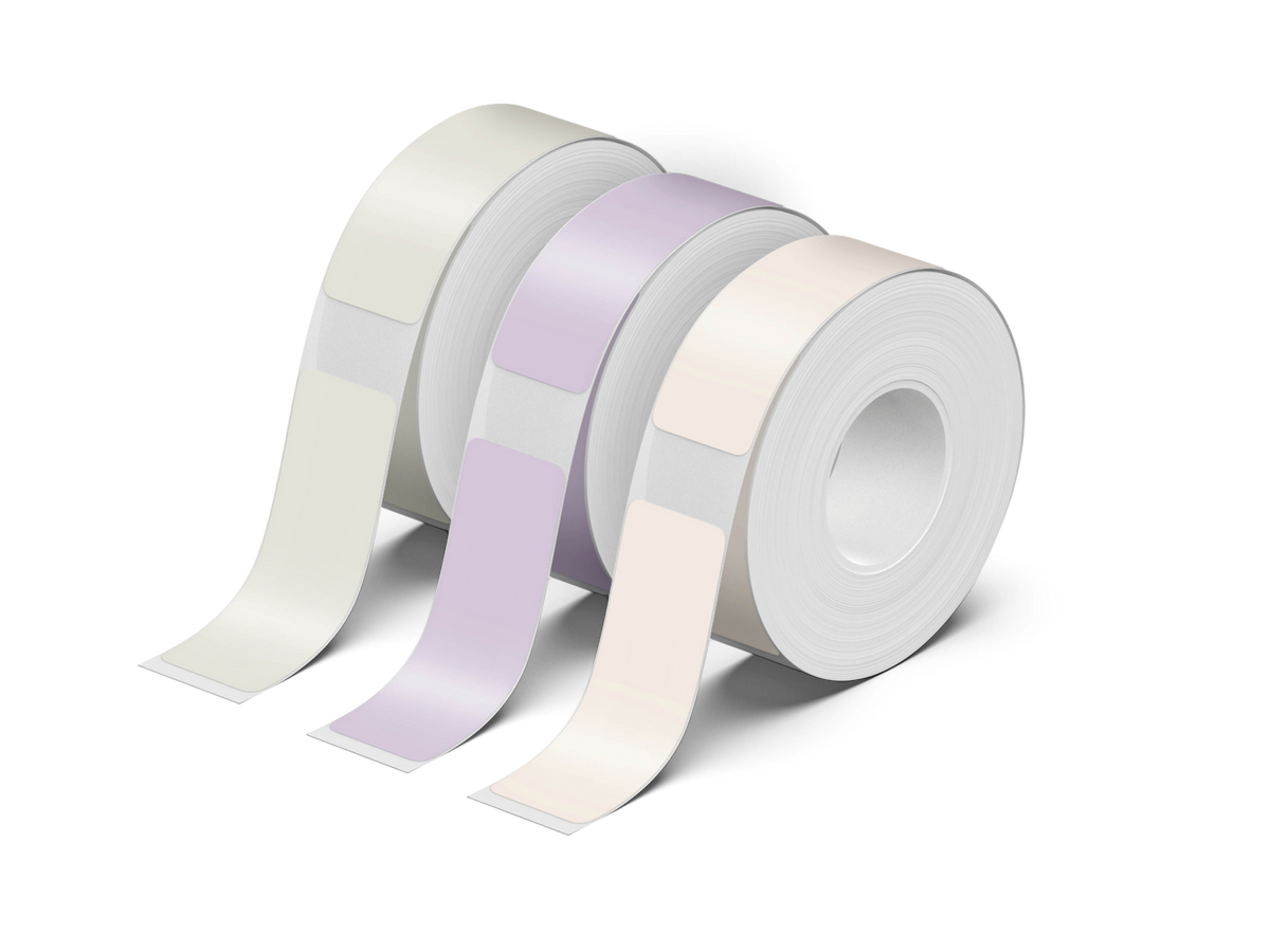 NELKO P21 Angepasstes Etikettendruckpapier, 14 x 40 mm (0,55 x 1,57 Zoll), 180 Bänder/Rolle, 3 Rollen 