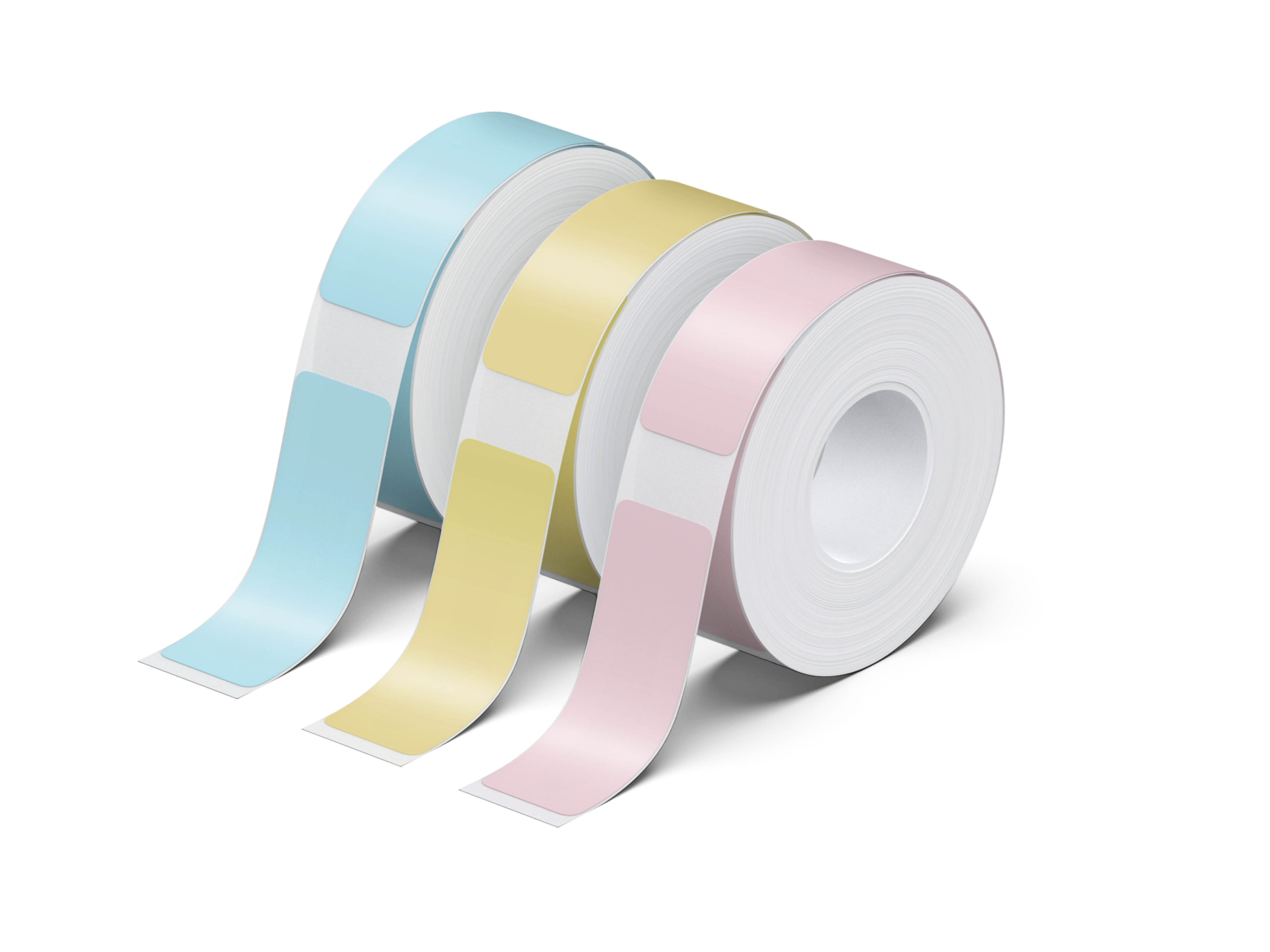 NELKO P21 Angepasstes Etikettendruckpapier, 14 x 40 mm (0,55 x 1,57 Zoll), 180 Bänder/Rolle, 3 Rollen 