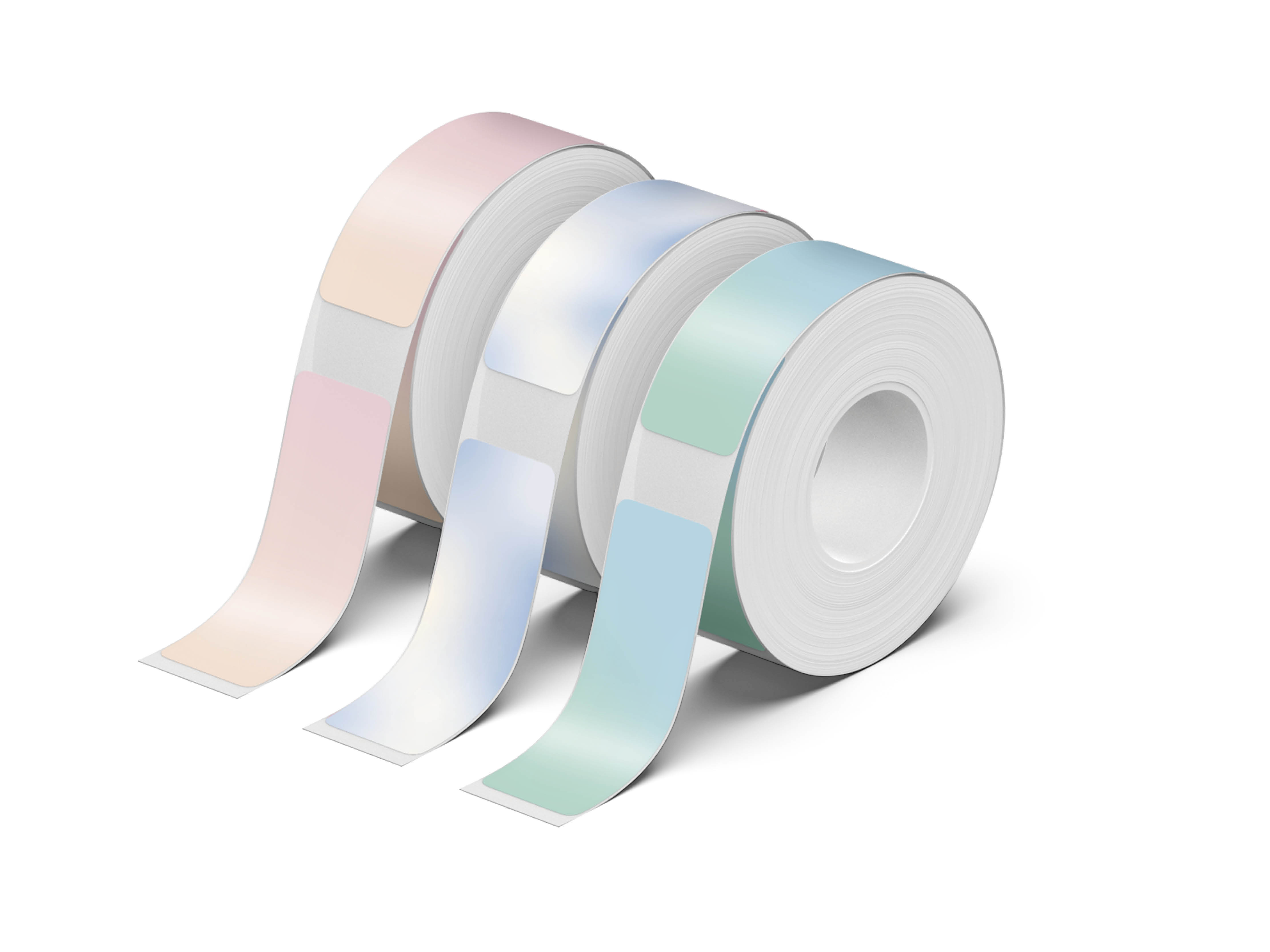 NELKO P21 Angepasstes Etikettendruckpapier, 14 x 40 mm (0,55 x 1,57 Zoll), 180 Bänder/Rolle, 3 Rollen 