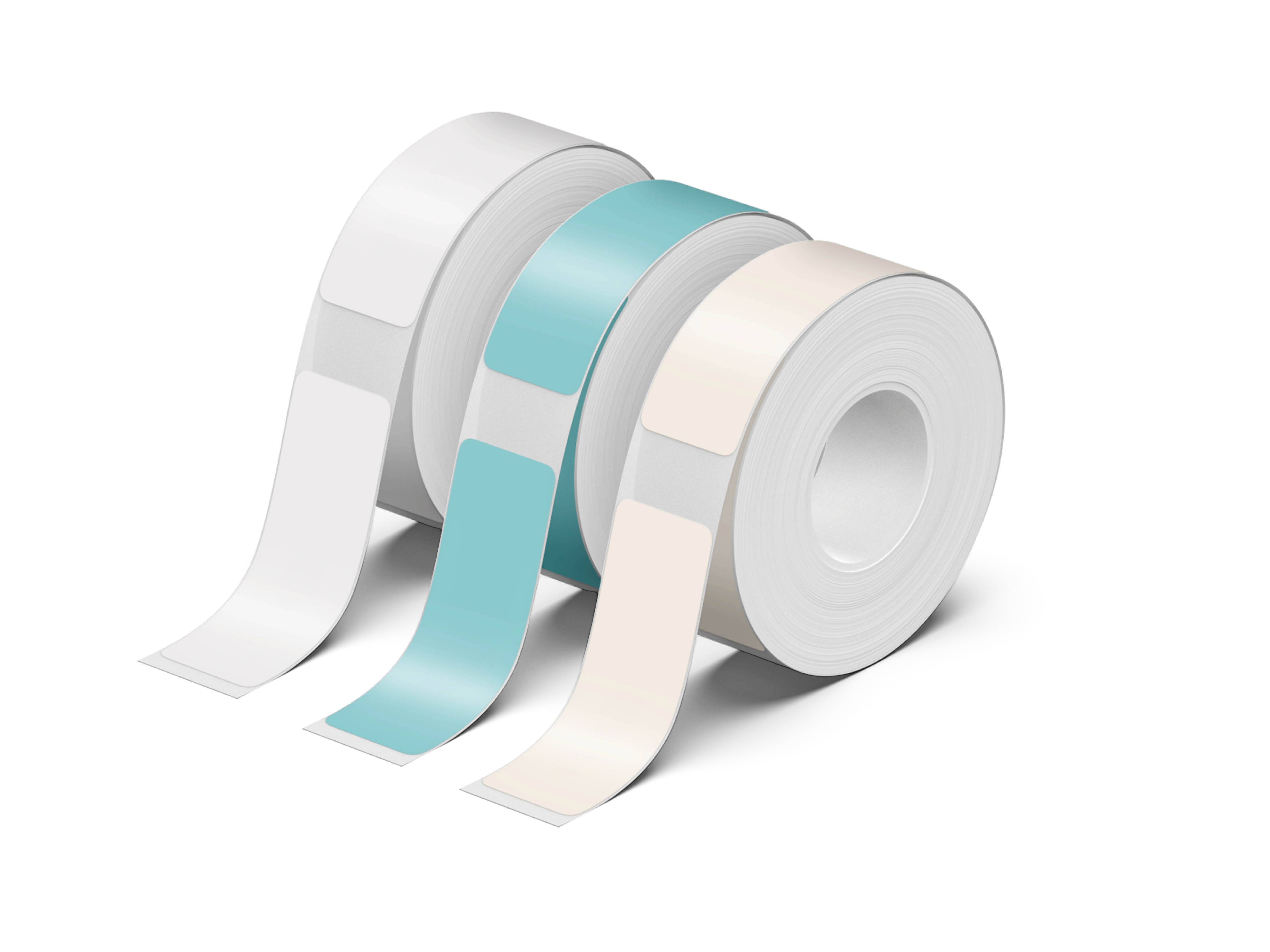 NELKO P21 Angepasstes Etikettendruckpapier, 14 x 40 mm (0,55 x 1,57 Zoll), 180 Bänder/Rolle, 3 Rollen 