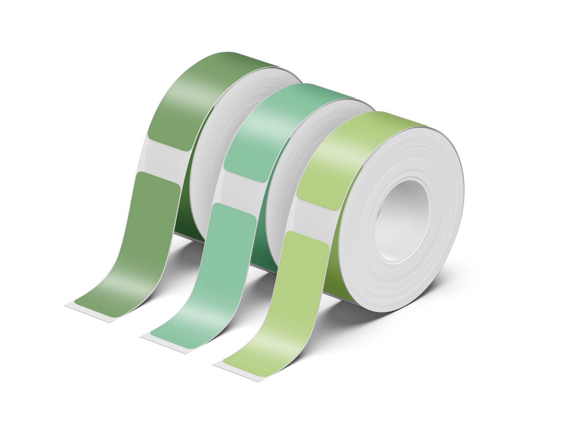 NELKO P21 Angepasstes Etikettendruckpapier, 14 x 40 mm (0,55 x 1,57 Zoll), 180 Bänder/Rolle, 3 Rollen 