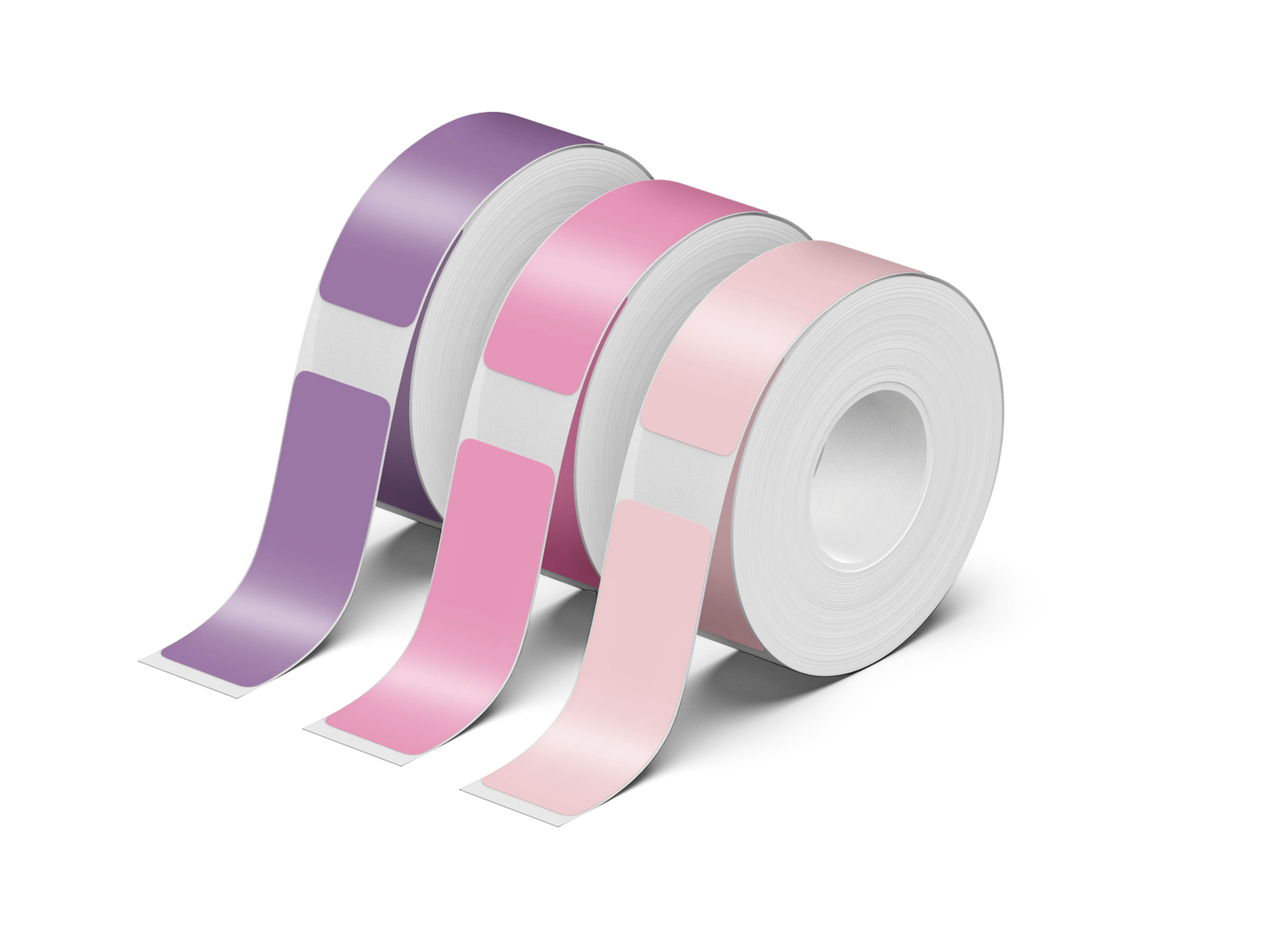 NELKO P21 Angepasstes Etikettendruckpapier, 14 x 40 mm (0,55 x 1,57 Zoll), 180 Bänder/Rolle, 3 Rollen 