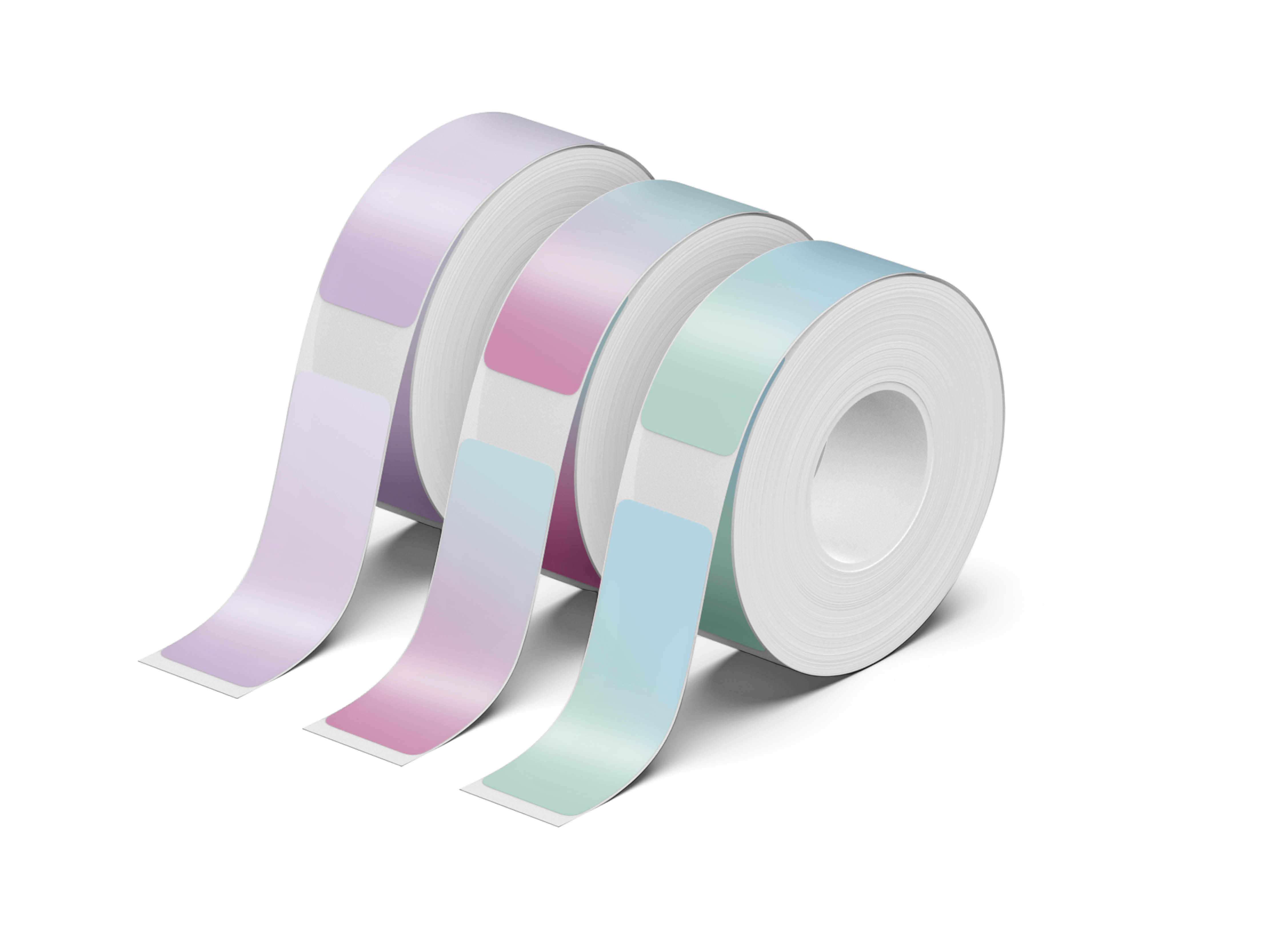 NELKO P21 Angepasstes Etikettendruckpapier, 14 x 40 mm (0,55 x 1,57 Zoll), 180 Bänder/Rolle, 3 Rollen 