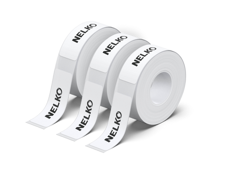 NELKO 0.5"×1.5" Thermal Paper 3 Rolls for P21