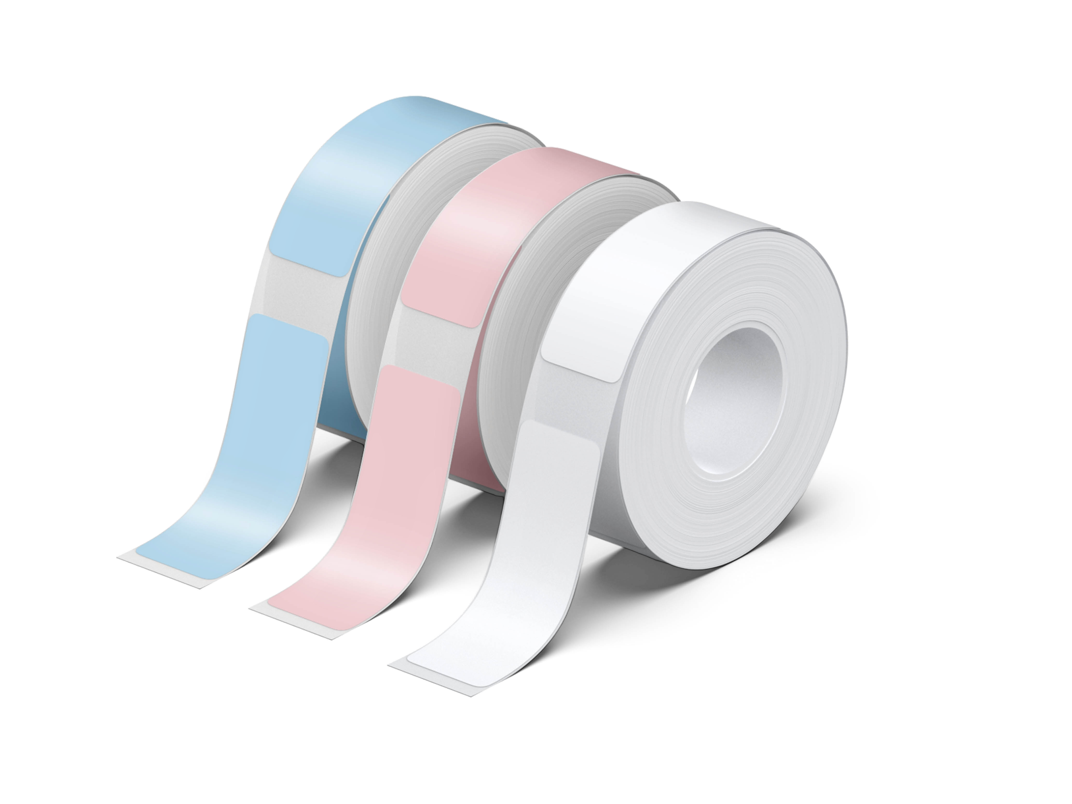 NELKO P21 Angepasstes Etikettendruckpapier, 14 x 40 mm (0,55 x 1,57 Zoll), 180 Bänder/Rolle, 3 Rollen 